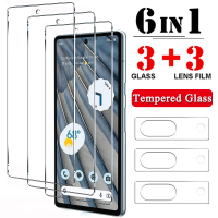 กระจกนิรภัยสำหรับ Google Pixel 7/7A CLEAR Screen Protector เลนส์กล้องฟิล์มสำหรับ Google Pixel 6A/7A 9H ความแข็งแก้วฟิล์ม-hdfssaa