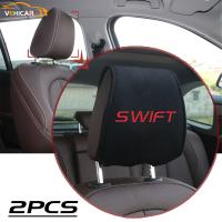 VEHICAR 2PCS Car Headrest Cover Car Pillow Case For SWIFT Car Styling Accessories Auto Headrest Protector Dust Proof Cover Seat Cushions