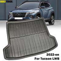 กันน้ำ Heavy Duty สำหรับ Hyundai Tucson NX4 LWB 2022 2023ด้านหลัง2nd แถวที่นั่ง Cargo Liner Trunk ชั้น Boot ถาดพรมถาด