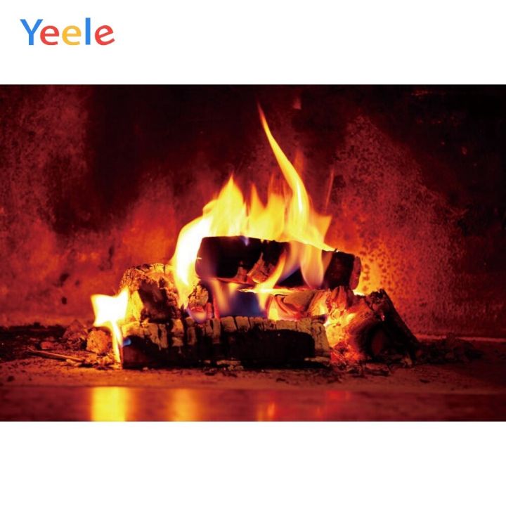 【Worth-Buy】 Yeele Merry Party ฉากหลังถ่ายภาพไวนิลการตกแต่งภาพฉากหลังด้วยตัวเองสำหรับสตูดิโอถ่ายภาพเตาผิงไฟสำหรับฤดูหนาว