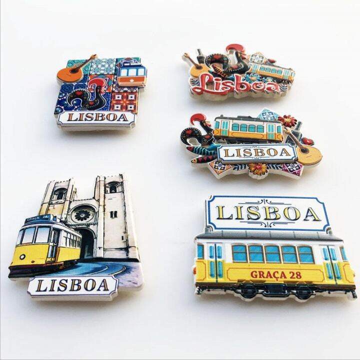 lisbon-the-capital-of-portugal-creative-geographical-indication-tourism-commemorative-decoration-handicraft-magnet-refrigerator-magnet-gift-refrigerator-sticker