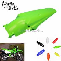 Green Motorcycle Rear Fender Mud Guard Cover Motocross MX Enduro Supermoto Racing Dirt Bike For Kawasaki KX KLX KMX TW WR XT YZF