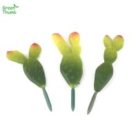 6pcs Green Thumb Artificial Succulent Cactus Cute Green Home Garden Faux Artificial Succulent Plants