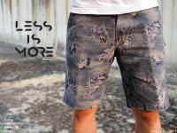 กางเกง ขาสั้น ผ้าลาย แฟชั่น ผู้ชาย ลายใบไม้ Pattern Shorts Goodwin 9571