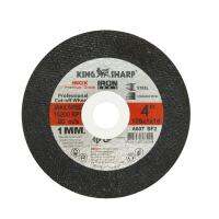 ถูกที่สุด!!! King Sharp ใบตัดสแตนเลส ตัดเหล็ก ขนาด 4"นิ้ว 105x1x16mm. ใบตัดที่ได้รับมาตฐาน มอก. ระดับมืออาชีพเลือกใช้ (1ใบ) ##ของใช้ในบ้าน เครื่องใช้ในบ้าน เครื่องใช้ไฟฟ้า เครื่องมือช่าง ตกแต่งบ้าน . บ้าน ห้อง ห้องครัว ห้องน้ำ ห้องรับแขก