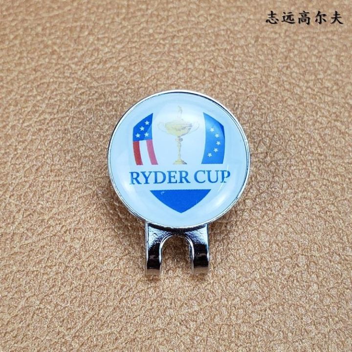 ryder-cup-golf-mark-มาร์คแคป-คลิป-อุปกรณ์กอล์ฟ-อุปกรณ์ไม้กอล์ฟ-ตำแหน่งโต๊ะ-ส้อมสีเขียว-golf