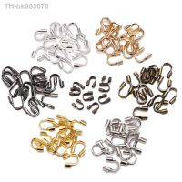 ❡ 100pcs/lot 4.5x4mm Wire Protectors Loops U Shaped Wire Cable Guard Hole Guardian Protector For DIY Jewelry Making Accessories