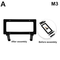 สำหรับ Tesla รุ่น3 /Y กรอบป้ายทะเบียนรถพลังงานรถด้านหน้าการปรับเปลี่ยนชิ้นส่วนที่ยึดป้ายทะเบียนรถกรอบป้ายทะเบียนอุปกรณ์เสริมรถยนต์