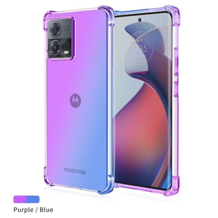 motorola-g72-g32-g22-g52-anti-drop-rainbow-2สี-tpu-เคสใสปลอกอ่อน-gradient-air-กันกระแทก-cover