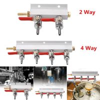 2 3 4 Way CO2ก๊าซกระจายบล็อก Manifold กับ7มิลลิเมตรท่อหนามเบียร์ที่บ้านร่างเบียร์จ่ายถัง