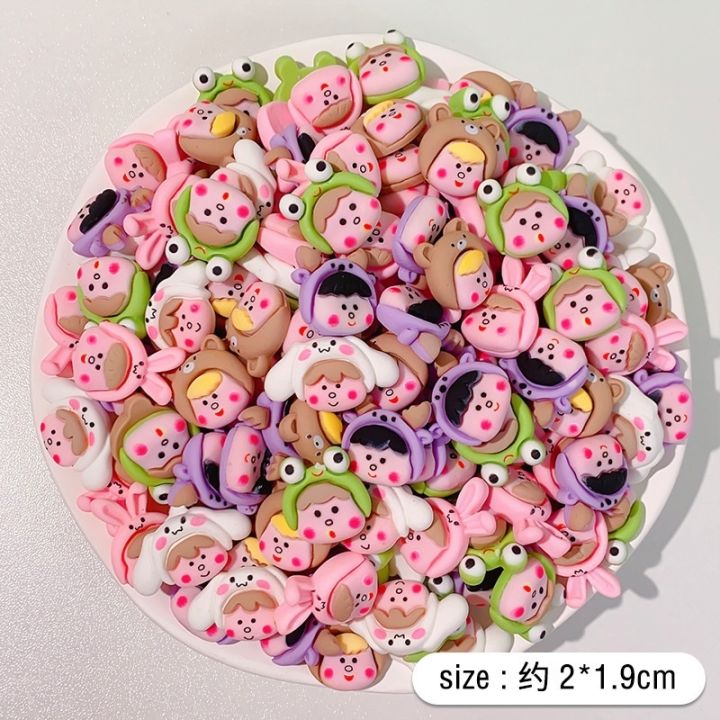 10-pieces-set-random-mixed-cartoon-animal-candy-food-series-mobile-phone-resin-flatbacks-cream-gel-diy-material-accessories