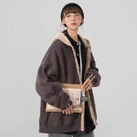 Oversized Hoodies 2021 New Autumn And Winter Korean Womens Sweatshirts Fake Two-Piece Hooded Coat For Women