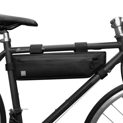 กระเป๋ากระเป๋าสามเหลี่ยมจักรยานโครงรถจักรยานด้านหน้าใต้กระเป๋าทรงหลอดกระเป๋าขี่จักรยานกันน้ำ MTB ความจุมากกระเป๋าเก็บของกระเป๋าจักรยานเสือหมอบ