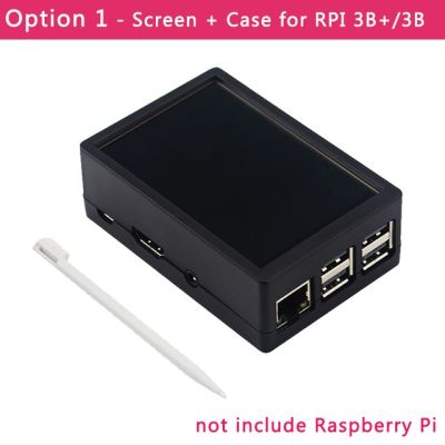 【❂Hot On Sale❂】 fuchijin77 3.5นิ้ว Raspberry Pi 3 Model B หน้าจอสัมผัส480*320เคส Abs ปากกาสัมผัสหน้าจอ Lcd สำหรับ Raspberry Pi 4 Model B / 3b /3b