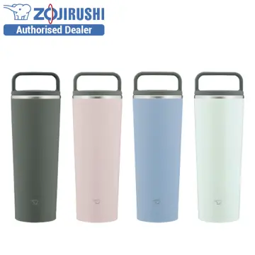 ZOJIRUSHI Water Bottle Tumbler Carry Tumbler SEAMLESS HANDLE TYPE 0.4L FOG  BLUE SX-JA40-AM