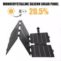 60วัตต์พลังงานจริงพับแผงเซลล์แสงอาทิตย์ ETFE กันน้ำแบบ Dual USB 5โวลต์พับแผ่นพลังงานแสงอาทิตย์ชาร์จสำหรับศัพท์มือถือกลางแจ้งค่ายธุดงค์