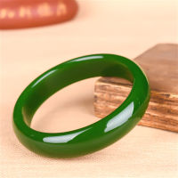 Natural Green Jade Bangle celet Genuine Hand-Carved Fine Charm Jewellery Fashion Accessories Amulet for Men Women Gifts