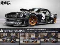 ✅Street Weapon SW 1:64 1965 Mustang RTR ลอสแอนเจลิส Ken Block รถโมเดล Diecast