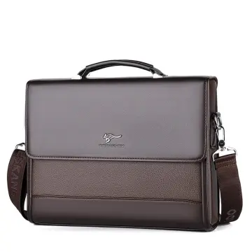 Mens leather sale organizer bag