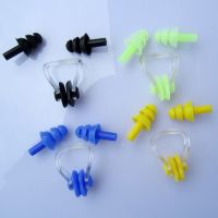 2 set Soft waterproof Silicone Swimming Earplug Nose Clip Watertight Set Kit Sports Fitness Swimming Pool Accessories Ear Plugs Accessories Accessorie