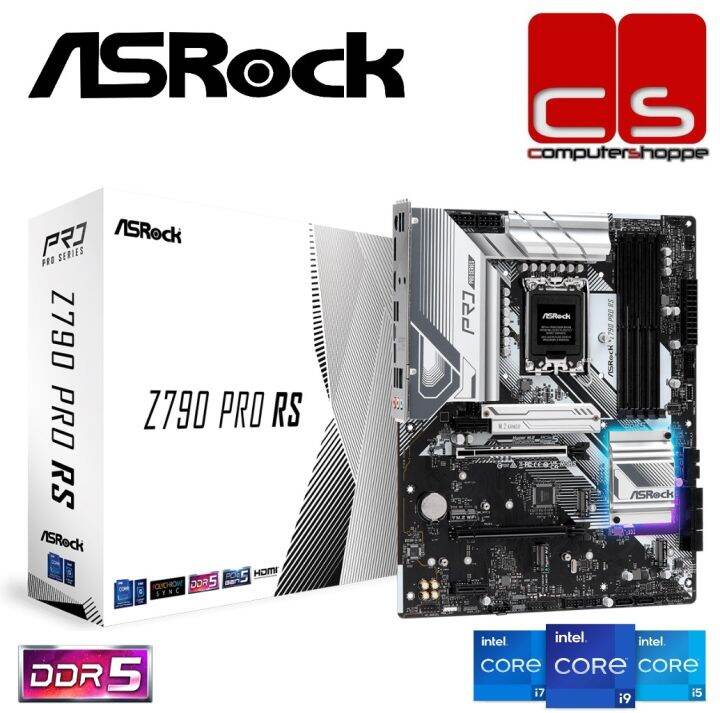 ASRock Z790 Pro RS WIFI (DDR5) ATX Gaming Motherboard + Intel 13th Gen