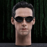 [Funny NaiNaiKei]JX033 1:6 Scale Figure อุปกรณ์เสริมรุ่น Head Sculpt KeanuReeves The Matrix Neo พร้อมแว่นตาสำหรับ12นิ้ว Action Figure ชาย