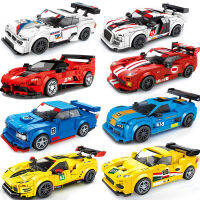 จุดเทคนิค F1 Speed Champions City Vehicle Super Racers ชุดรถ Challenger Blocks รถแข่งอาคารรุ่นเด็ก Kids Toys ชุด สปอตสินค้า