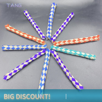 ?【Lowest price】TANG 5ชิ้น15ซม. กับดักนิ้วท่อไม้ไผ่กับดักนิ้วของเล่นแกล้งสำหรับเด็กของขวัญงานปาร์ตี้