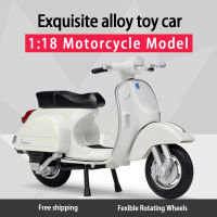 WELLY 1:18 2016 VESPA PX 125 Alloy Diecast Motorbike Model Flexible Rotating Wheels Toy For Kid Gifts Toy Collection NEW IN BOX