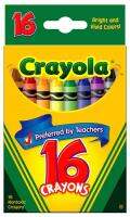 Crayola สีเทียนไร้สารพิษ 16แท่ง