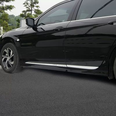 อะไหล่รถยนต์สำหรับฮอนด้ารถเก๋ง Accord 9th 2014 2015 2016 2017ประตูด้านข้างรถตัวรถตัดติดแผงปั้นกระแสกันชนโคมไฟ4ชิ้น87Tixgportz