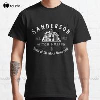 Sanderson Witch Museum  Classic T-Shirt Halloween Tee Shirts For Men Custom Aldult Teen Unisex Digital Printing Tee Shirts New 4XL 5XL 6XL