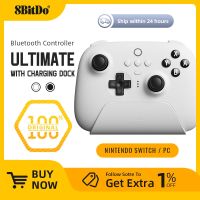 【DT】hot！ Original  8BitDo -Ultimate Bluetooth Controller with Charging Dock for Switchand