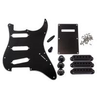 Nachen66 1 ชุด SSS กีต้าร์ไฟฟ้า Pickguard แผ่นหลังฝาครอบรถกระบะลูกบิดเคล็ดลับสำหรับ ST SQ อุปกรณ์เสริม