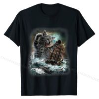 T-Shirt, The Kraken is Legendary Sea Monster of Cat Normal Tops &amp; Tees for Men nd New Cotton T Shirts Design