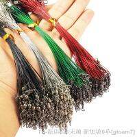 hot【DT】✴  Wire Fishing Antirust Heavy Duty with Rolling Swivels Splay Pesca Tackle Anti Bite