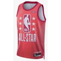 นิวเจอร์ซีย์คุณภาพสูง 【hot pressed】2022 season NBA jersey ALL STAR red basketball jersey