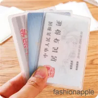 10PCS PVC Credit Card Holder Protect ID Card Business Card Cover Frosted Clear