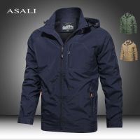 Casual Waterproof Spring 2023 Military Jacket Mens Jackets Coats Men Outerwear Casual Bomber Zipper Jacket Hip Hop Pilot Coat