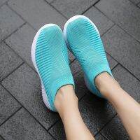 hypersoft knit woman sport sneakers tennis for sports ladies running home athletes walk baskette sheos mocassim 33/34 0118