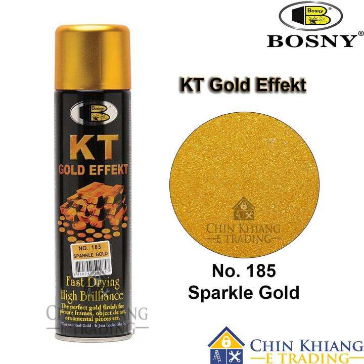 Bosny KT Gold Effekt Spray Paint 225ml Lazada