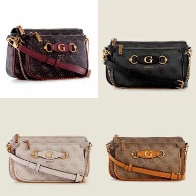 GUESS new fashion European and American printing two-in-one split bag armpit bag shoulder bag