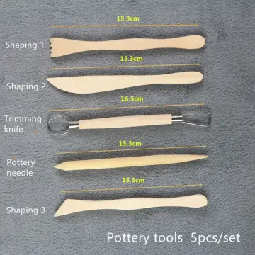 DIY Wooden Clay Tool Set 5 PICS