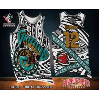 TRIBAL GRIZZLIES INSPIRED JERSEY FULL SUBLIMATION PRINT