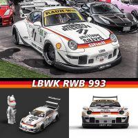 พื้นที่1:64 LBWK RWB 993อัลลอยด์ไดโอรามาโมเดลรถยนต์ของเล่นในสต็อกขนาดเล็ก