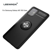 LEEWINDA สำหรับ Samsung Galaxy A51 5G เคสโทรศัพท์สำหรับ Samsung A51กรณี,Magnetic เกราะขอบซิลิโคนและโลหะด้านหลังแหวนปลอก