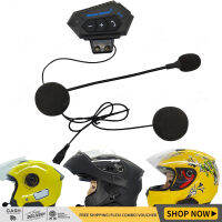 BT12 CSR8635 Motorcycle Helmet Bluetooth Headset Wireless Hands-free call Kit Stereo Anti-interference Waterproof