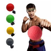 Head-Mounted PU Boxing Speed Ball Fighting MMA Sanda Training Hand-eye Reaction Home Sandbag Muay Thai Boxeo Fitness Equipment