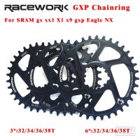 RACEWORK MTB Chain  32T/34T/36T/38T Crown 3Mm/6Mm Offset Bicycle Narrow Wide Chain For Sram 11/12S NX XX XO GX GXP11