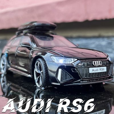 1:32 Audi RS6 Quattro Station Wagon Alloy Car Diecasts &amp; Toy Vehicles Car Model Sound and light Car Toys For Kids Gifts